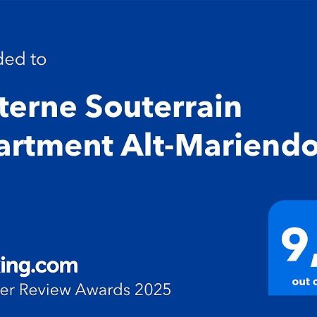 4 Sterne Souterrain Apartment Alt-Mariendorf Berlin Exterior foto
