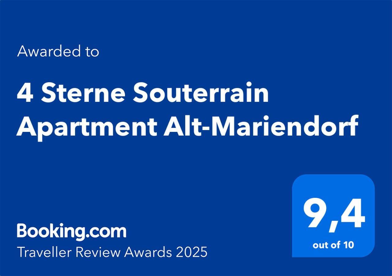4 Sterne Souterrain Apartment Alt-Mariendorf Berlin Exterior foto